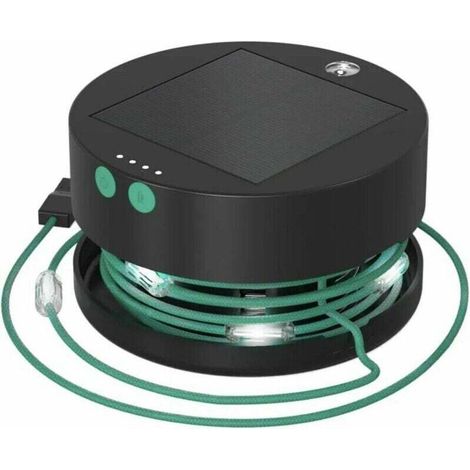 Lumières solaires rechargeables extérieures camping lumières de camping éclairage étanche lumières LED guirlandes solaires (1/4)