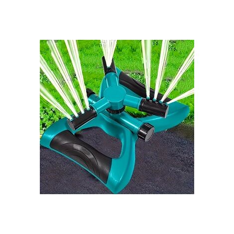 Kit d'arrosage automatique de jardin avec arroseur réglable à 360°, outil de pulvérisation et d'entretien, Composition : 24 × 18 × 10 cm, Couleur : vert paon (1/5)