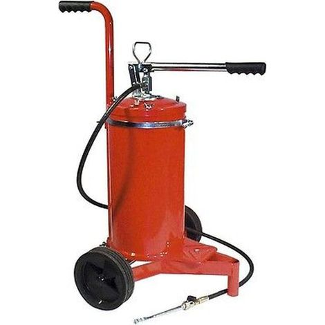 INGRASSATORE A BARILE 16KG - CON CARRELLO - Pompa ingrassaggio BONEZZI ITALY