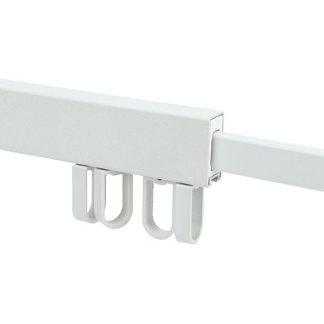 Étendoir à linge pliable en alliage d'aluminium Gao Wenhai, pour balcon ou intérieur, sans perçage, vente en gros, blanc simple (1/5)