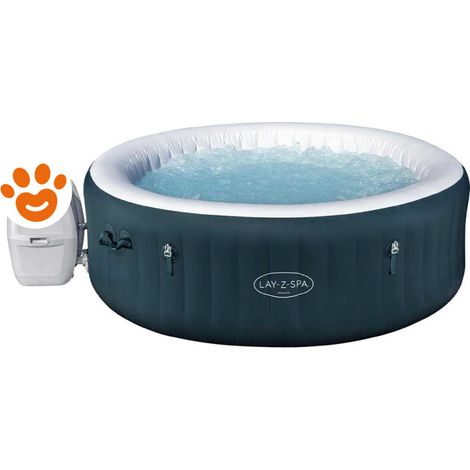 Bestway SPA Lay Z Airjet Miami Roton6 Posti (Ø196x66cm) Piscina Idromassaggio Art. 6001D - SPA Lay Z Airjet Miami Roton(Ø196x66cm) - Piscine