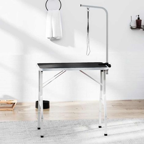 vidaXL Table de Toilettage Ajustable pour Chiens Chats 1 Potence (1/5)