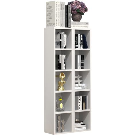 Bois CD DVD étagère de stockage Megosa S 187x20x17 - VCM (1/4)
