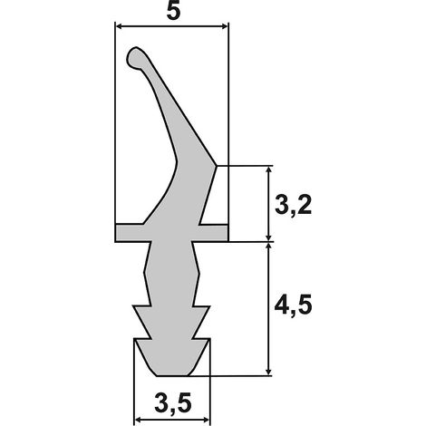 Joint adhesif mousse EPDM étanche pour rainure 3 mm longueur 25 m type 60492 - JOINT DUAL