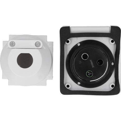 Prise d'alimentation pour camping-car, 3 pôles, 4 fils, à verrouillage par rotation, 30 A, 125 V, pour remorque ou bateau
