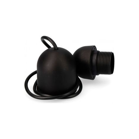 Conjunto Colgante Negro E27 Longitud 80cm