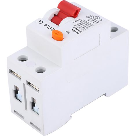 GYL8 Leitungsschutzschalter 2P 230VAC 50/60Hz IP20 Fehlerstromschutzschalter 2P-63A-300mA (1/5)
