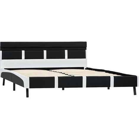 Maison Exclusive - Giroletto con LED Nero in Similpelle 120x200 cm (1/5)