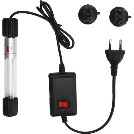 Lampe UV submersible pour aquarium, purification de l'eau, nettoyage des algues (1/5)
