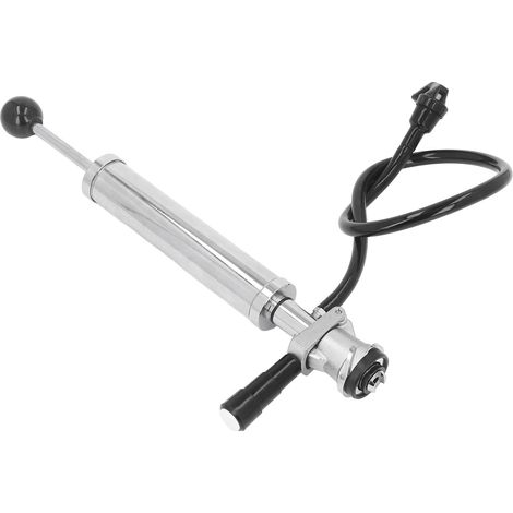 Pompe à Bière Fût Acier Inoxydable avec Robinet Système D 20cm Accessoires Bar Fête (1/5)