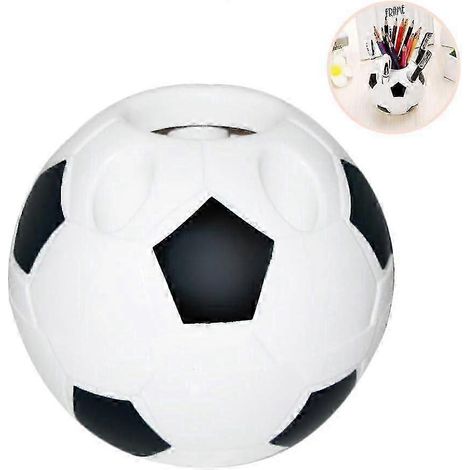 Porte-stylo en forme de ballon de football, porte-stylo original, organiseur de bureau pour enfants, 10,5 cm (1/5)