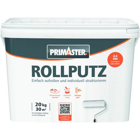 Primaster Putz von der Rolle 20 kg weiß