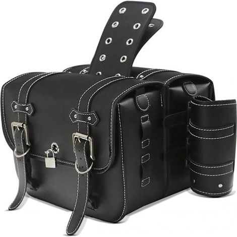 Borsa da sella per Honda Shadow VT 750 / 600 / 125 C VH7 nera