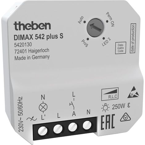Dimmer universale Theben Dimax 542 Plus S bianco