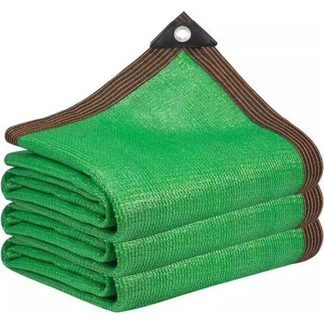 Voile d'ombrage rectangulaire perméable 3 x 3 m avec œillets renforcés – idéal pour terrasse. jardin et bac à sable (1/5)