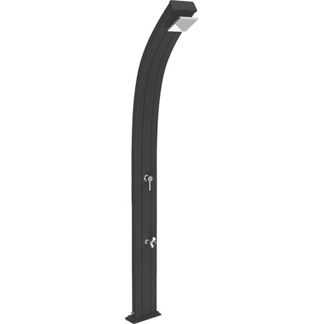 Doccia da Esterno Giardino Miscelatore e Lavapiedi Arkema Spring Grigio Antracite (1/5)