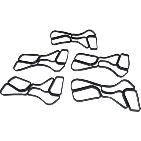 Lot de 5 joints d'étanchéité pour refroidisseur d'huile Mercedes-Benz E280 E320 CLK500 ML350 ML500 S430 (1/5)