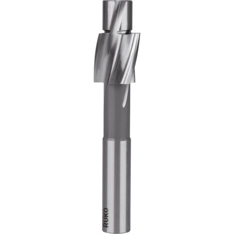 RUKO Flachsenker DIN 373 HSS Zylinderschaft Gütegrad mittel für Durchgangsloch M 5 - 102410