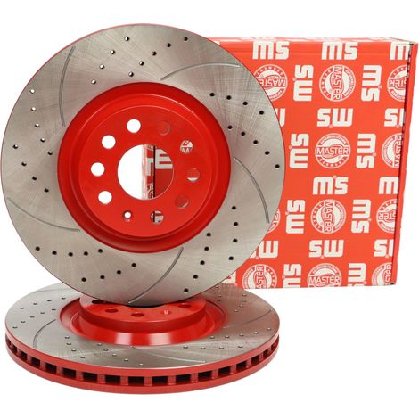 Disques de frein avant pour Audi A3, Cupra, Seat Leon, Skoda et VW  340 mm  2 pièces (1/5)