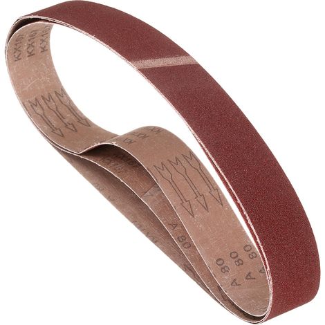 3 Pcs Bandes Abrasives 50mm x 1220mm 80 Grain Pour Ponceuse À Bande (1/5)