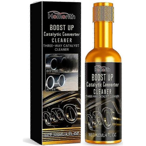 Nettoyant catalytique Homonth pour moteur de voiture, nettoyant interne pour moteur de voiture, nettoyant pour éliminer les gaz d'échappement et les dépôts de carbone (1/5)