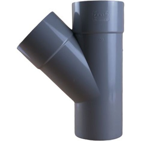 Culotte 45° PVC FIRST évacuation Mâle Femelle Ø100 (1/5)