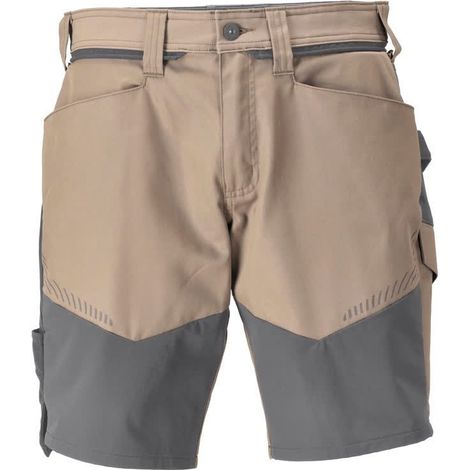 Mascot Shorts, geringes Gewicht Shorts 25149-230-5689 Gr. C51 dunkles sandbeige/anthrazitgrau