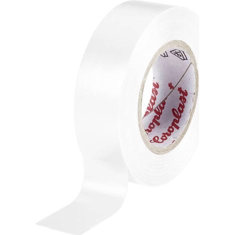 Coroplast 302-10-19WH Cinta aislante blanca 10m x 19mm