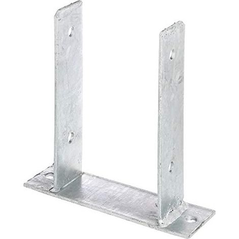 GAH-Alberts 212827 Staffa portapalo ad U. da avvitare. zincato a caldo. Larghezza libera 121 mm, acciaio (1/3)
