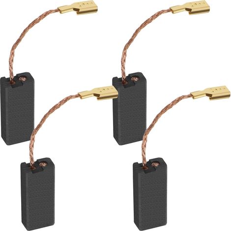 Lot de 4pcs Balais de Charbon Remplacement Compatible avec GWS 7 125 Meuleuse Outils Électriques Balais de Charbon Accessoires d'outils Électriques 5x8x18mm (1/5)