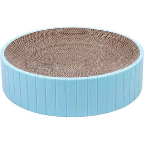 Griffoir en carton pour chat, tapis à griffer, lit-griffoir pour chat, panneau recyclé durable pour protéger les meubles, gamelle à griffer, jouet d'éducation pour chat (1/5)