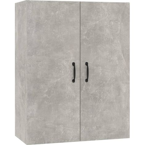 Maison Exclusive - Armario colgante madera ingeniería gris hormig