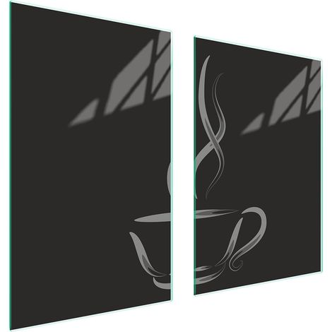 PLACA PROTECTORA DE VIDRIO PARA COCINA 65x52 CAFÉ (1/5)