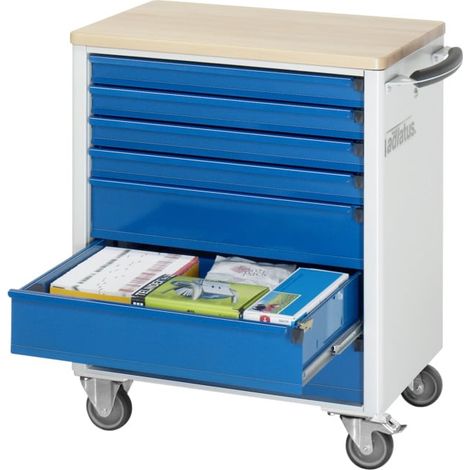 Chariot à outils Rau avec 7 tiroirs hêtre LxPxH 700x500x860mm (1/5)