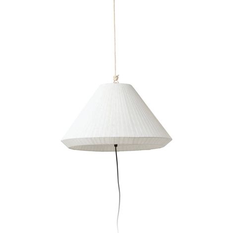 SAIGON OUT Lampe baladeuse et suspension gris/blanc mat T70 bouchon trou crème (1/3)