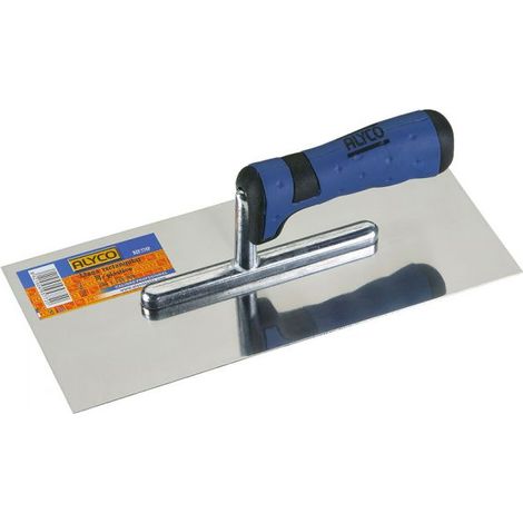 Truelle rectangulaire acier inox. 280x125 m/composite ALYCO 195772 (1/5)