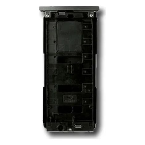 came bpt châssis et boîte à encastrer gris clair série targha hts gh 60101700 (1/3)