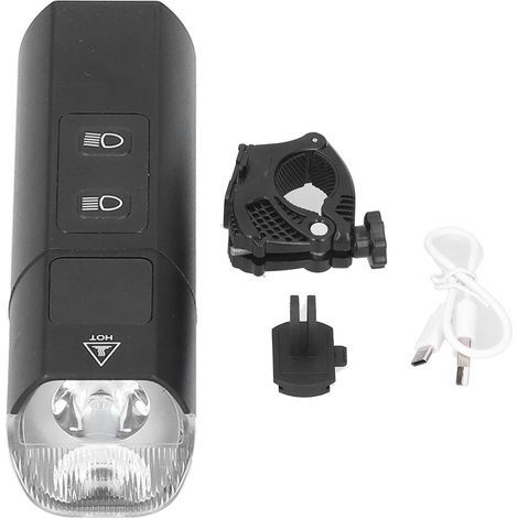 Ultraheller LED-Fahrradscheinwerfer mit Akkuanzeige und USB-Ladefunktion für Mountainbikes (1/5)