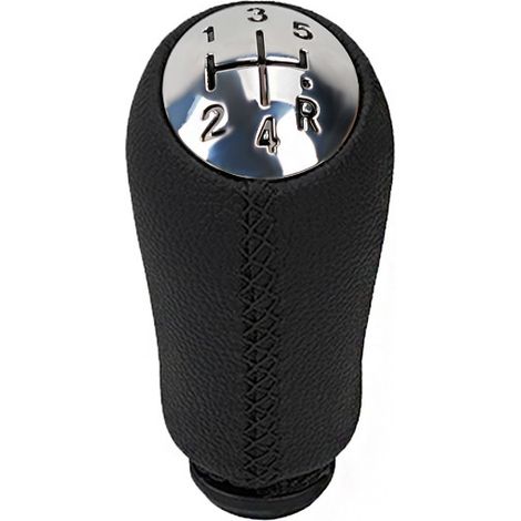 Tuningteile für Renault MK2/MK3 (5-Gang): Schaltknauf, lederbezogener Schaltknauf und Handrad – Black Line (1/4)