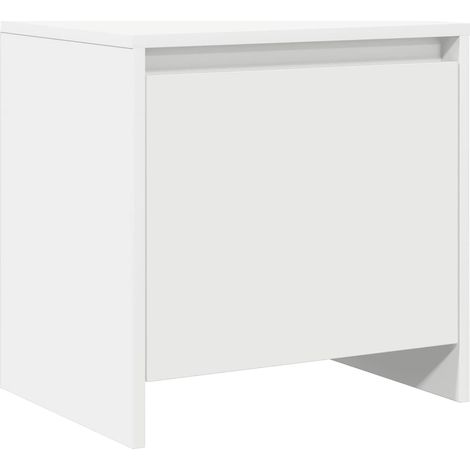 Maison Exclusive - Nachttisch Weiß 45x34x44,5 cm Holzwerkstoff