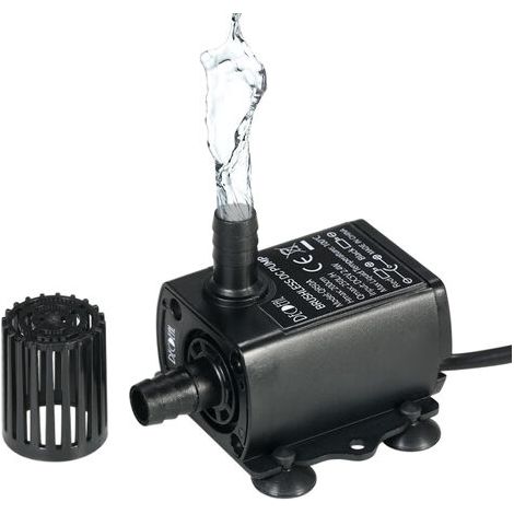 Pompe à eau Ultra-silencieuse Mini Brushless USB DC5V 2.4W étanche Submersible Fontaine Aquarium Circulant 250L/H Ascenseur 200cm (1/5)
