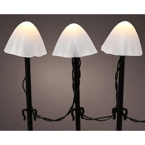 TUTEUR DE CHAMPIGNON LEDWITH 8 FONCTIONS POUR L'EXTÉRIEUR 491762 SET OF 20 PIECES WITHCLIPS (1/3)