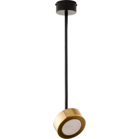 Plafonnier moderne noir et doré 1xGX53 12W BAR Sigma Lighting (1/4)