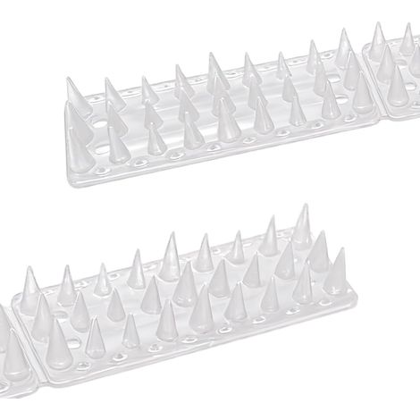 Lot de 12 Pics Anti Oiseaux Marron Foncé, Répulsif Chats Ratons Laveurs Écureuils Pigeons, pour Clôture Jardin Intérieur, 3.5 Mètres (1/5)