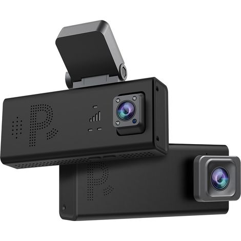 Dashcam 4G 6 MP Ultra HD/4K pour Surveillance du Stationnement, Caméra Embarquée Double Objectif et Double Enregistrement, AOV 24/7, Vision Nocturne Couleur en Basse Lumière, GPS,Audio Bidirectionnel, (1/5)