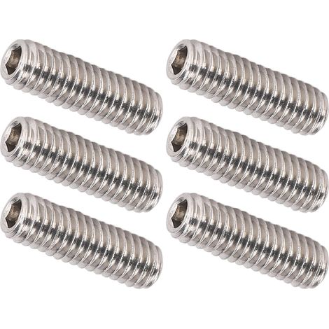 Packung mit 50 A2-70 Edelstahl-Gewindestiften, sortiertes Befestigungsset M2,5x8, Präzisionsschrauben (1/5)