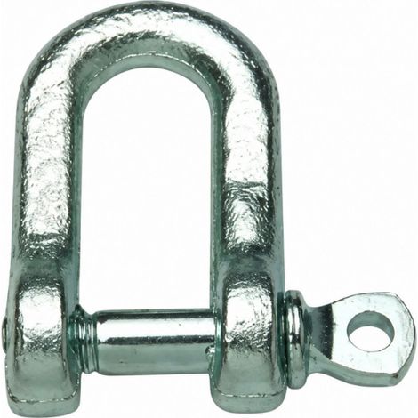 Grillo dritto con occhio in acciaio zincato, ø 5,5mm L. 12,5mm, 1 pezzo.