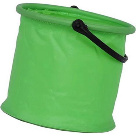 Faltbarer Sandspielzeugeimer mit auslaufsicherem Boden für Aktivitäten im Freien, am Pool und Strand – ideal für Kinder, unterwegs und im Sommer. (1/5)