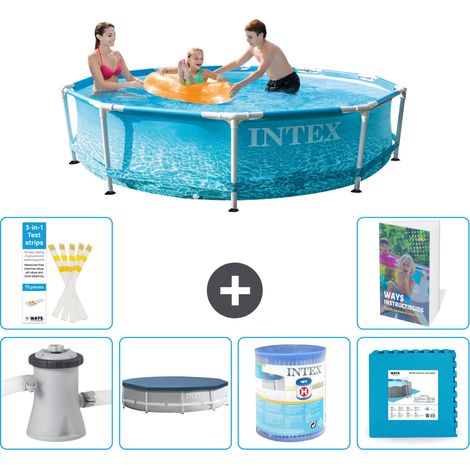 Frame Pool Rund - 305x76 cm - 7-teilig S254