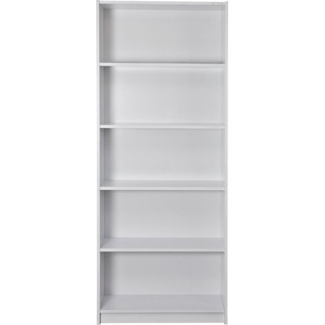 TOPKIT | Bibliothèque classique Berlin 8003 | Bibliothèque de salon | Rayonnage de stockage | Blanc (1/4)